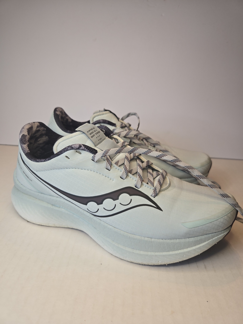 Saucony Endorphin SPEED3 Runshield Light Mint Running Shoes Robert Frost Promise - Picture 5 of 16